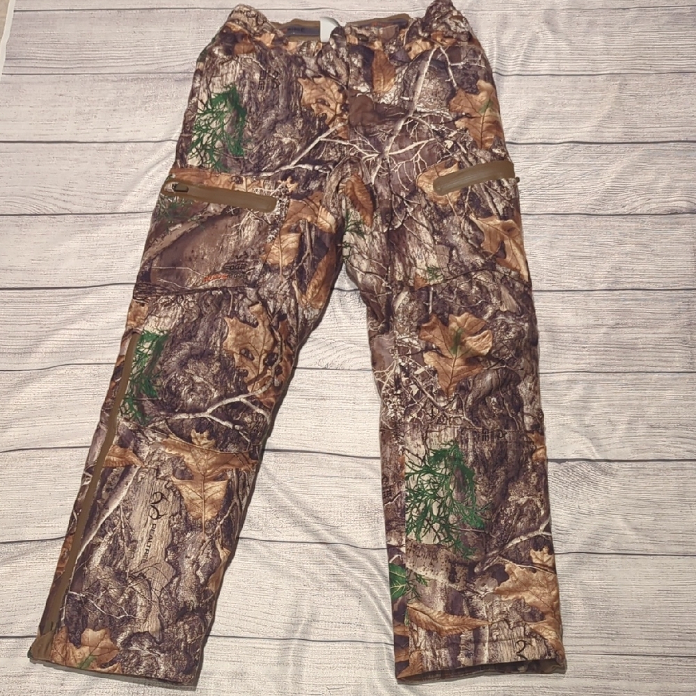 Rustic Ridge Kids Camo Cargo Pants in Brown & Green - Durable Outdoor Bottoms